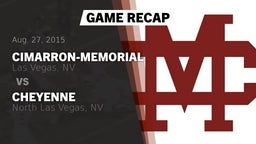 Recap: Cimarron-Memorial  vs. Cheyenne  2015