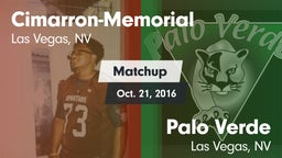 Matchup: Cimarron-Memorial vs. Palo Verde  2016