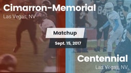 Matchup: Cimarron-Memorial vs. Centennial  2017