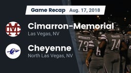 Recap: Cimarron-Memorial  vs. Cheyenne  2018