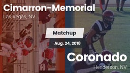 Matchup: Cimarron-Memorial vs. Coronado  2018