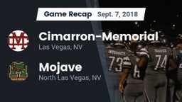 Recap: Cimarron-Memorial  vs. Mojave  2018