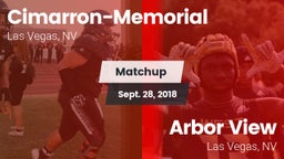 Matchup: Cimarron-Memorial vs. Arbor View  2018
