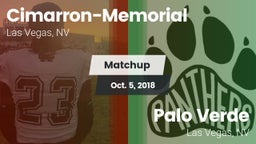 Matchup: Cimarron-Memorial vs. Palo Verde  2018
