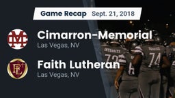 Recap: Cimarron-Memorial  vs. Faith Lutheran  2018
