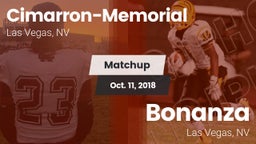 Matchup: Cimarron-Memorial vs. Bonanza  2018