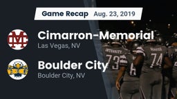 Recap: Cimarron-Memorial  vs. Boulder City  2019