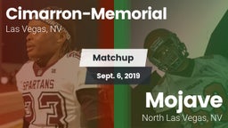 Matchup: Cimarron-Memorial vs. Mojave  2019