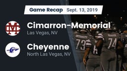 Recap: Cimarron-Memorial  vs. Cheyenne  2019