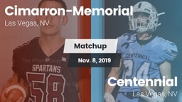 Matchup: Cimarron-Memorial vs. Centennial  2019