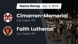Recap: Cimarron-Memorial  vs. Faith Lutheran  2019