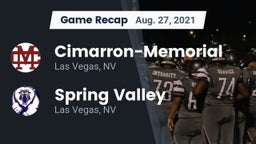 Recap: Cimarron-Memorial  vs. Spring Valley  2021