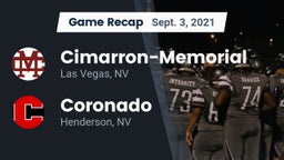 Recap: Cimarron-Memorial  vs. Coronado  2021