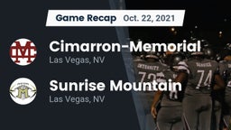 Recap: Cimarron-Memorial  vs. Sunrise Mountain  2021