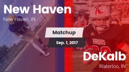 Matchup: New Haven High vs. DeKalb  2017