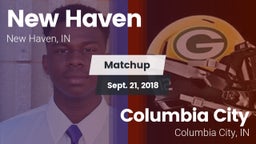 Matchup: New Haven High vs. Columbia City  2018