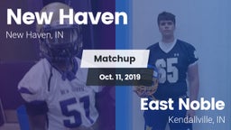 Matchup: New Haven High vs. East Noble  2019