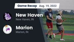 Recap: New Haven  vs. Marion  2022