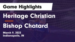Heritage Christian  vs Bishop Chatard  Game Highlights - March 9, 2023