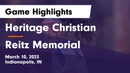 Heritage Christian  vs Reitz Memorial  Game Highlights - March 10, 2023