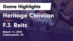 Heritage Christian  vs F.J. Reitz  Game Highlights - March 11, 2023
