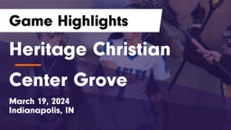 Heritage Christian  vs Center Grove  Game Highlights - March 19, 2024