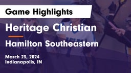 Heritage Christian  vs Hamilton Southeastern  Game Highlights - March 23, 2024