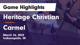 Heritage Christian  vs Carmel  Game Highlights - March 26, 2024