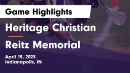 Heritage Christian  vs Reitz Memorial  Game Highlights - April 15, 2023