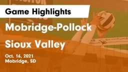 Mobridge-Pollock  vs Sioux Valley  Game Highlights - Oct. 16, 2021