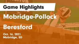 Mobridge-Pollock  vs Beresford  Game Highlights - Oct. 16, 2021