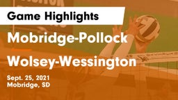 Mobridge-Pollock  vs Wolsey-Wessington Game Highlights - Sept. 25, 2021