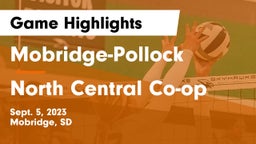 Mobridge-Pollock  vs North Central Co-op Game Highlights - Sept. 5, 2023