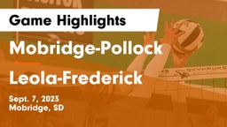Mobridge-Pollock  vs Leola-Frederick Game Highlights - Sept. 7, 2023
