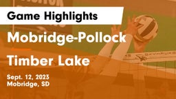 Mobridge-Pollock  vs Timber Lake  Game Highlights - Sept. 12, 2023