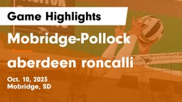 Mobridge-Pollock  vs aberdeen roncalli Game Highlights - Oct. 10, 2023