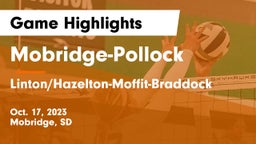 Mobridge-Pollock  vs Linton/Hazelton-Moffit-Braddock  Game Highlights - Oct. 17, 2023