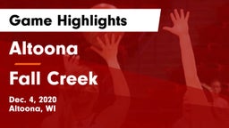Altoona  vs Fall Creek  Game Highlights - Dec. 4, 2020