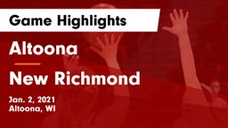 Altoona  vs New Richmond  Game Highlights - Jan. 2, 2021