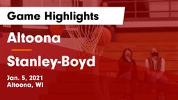 Altoona  vs Stanley-Boyd  Game Highlights - Jan. 5, 2021