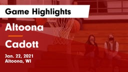 Altoona  vs Cadott Game Highlights - Jan. 22, 2021
