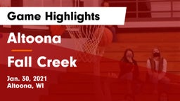 Altoona  vs Fall Creek  Game Highlights - Jan. 30, 2021