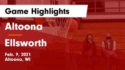 Altoona  vs Ellsworth  Game Highlights - Feb. 9, 2021