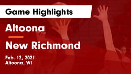 Altoona  vs New Richmond Game Highlights - Feb. 12, 2021