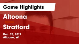 Altoona  vs Stratford  Game Highlights - Dec. 28, 2019