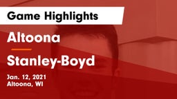 Altoona  vs Stanley-Boyd  Game Highlights - Jan. 12, 2021