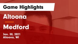 Altoona  vs Medford  Game Highlights - Jan. 30, 2021