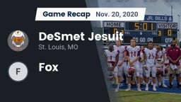 Recap: DeSmet Jesuit  vs. Fox 2020