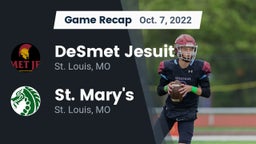 Recap: DeSmet Jesuit  vs. St. Mary's  2022