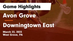 Avon Grove  vs Downingtown East  Game Highlights - March 22, 2023